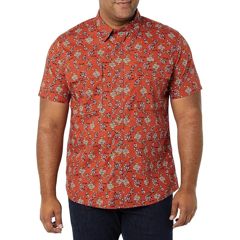 Amazon Essentials Men's Slim-Fit Short-Sleeve Two-Pocket Utility Shirt - Versatile, Comfortable, and Stylish