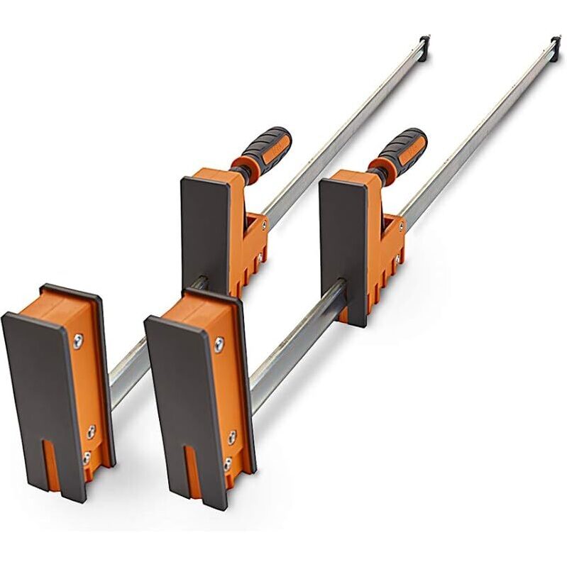 2-Pack BORA 24-in Parallel Clamp Set 571124T - Perfect Pressure Clamping Tool