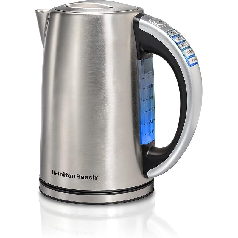 1.7 Liter Temperature Control Electric Kettle - Stainless Steel