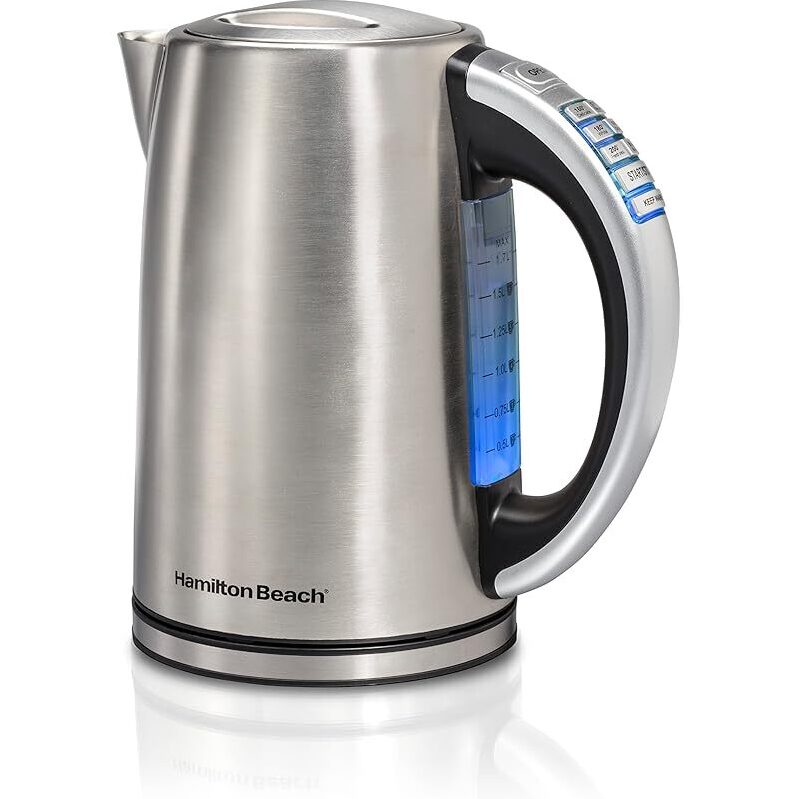 1.7 Liter Temperature Control Electric Kettle - Stainless Steel