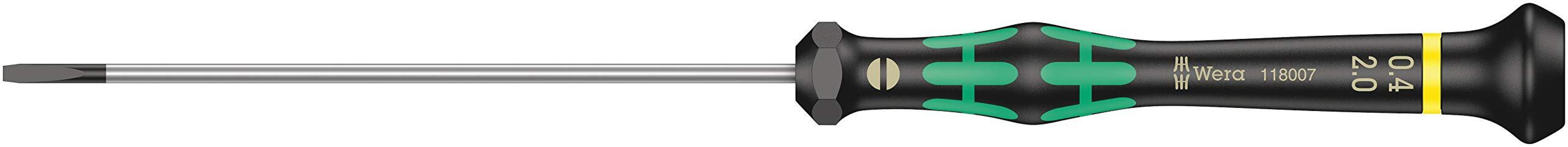 Wera Kraftform Micro 2035 Slotted Electronics Precision Screwdriver - High-Torque Precision Tool