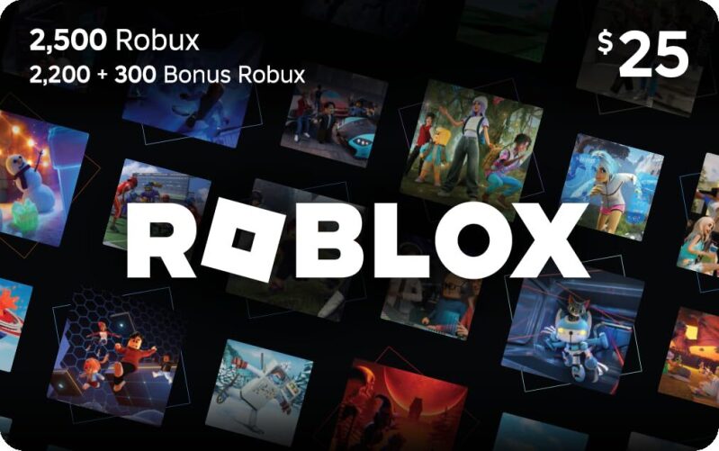 Roblox $25 2500 Robux Digital Gift Card - Ultimate Value