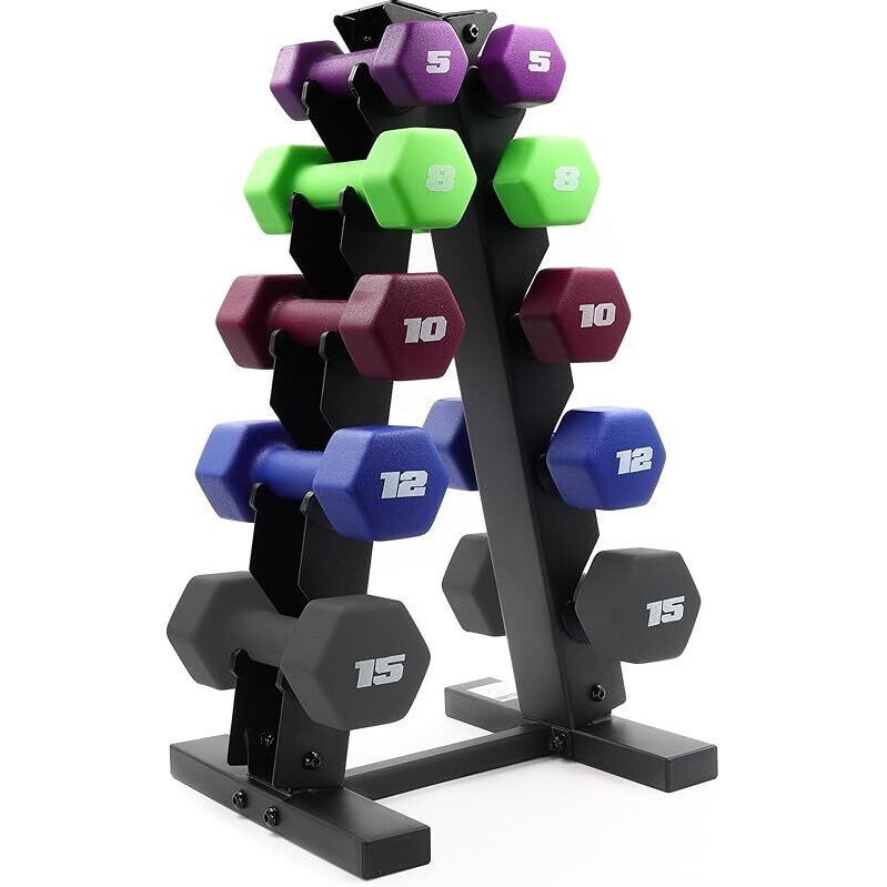 CAP Barbell Neoprene Dumbbell Weights Pairs & Sets, 100lb