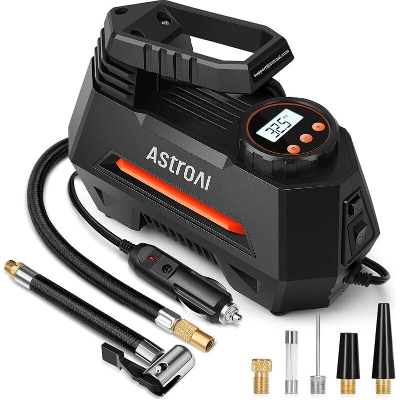Portable Air Compressor with Digital Gauge - AstroAI