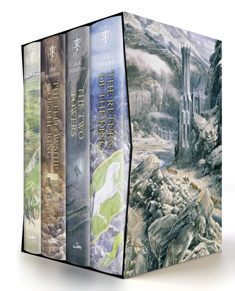 The Hobbit & The Lord of the Rings Illustrated by Alan Lee Box Set Hardcover