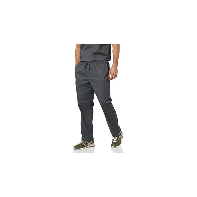 Amazon Essentials Men's Elastic Waistband Straight Leg Scrub Pants - Durable and Comfortable Workwear