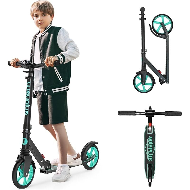 Wayplus Foldable Kick Scooter for Kids and Teens - Max Load 240 LBS