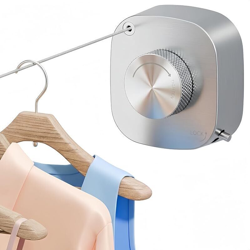 FORIOUS Retractable Clothesline Indoor - 13.8 Ft