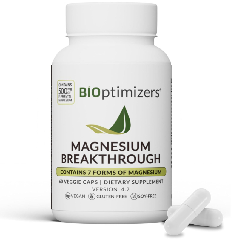 BIOptimizers Magnesium Breakthrough: 7 Forms of Magnesium for Optimal Health