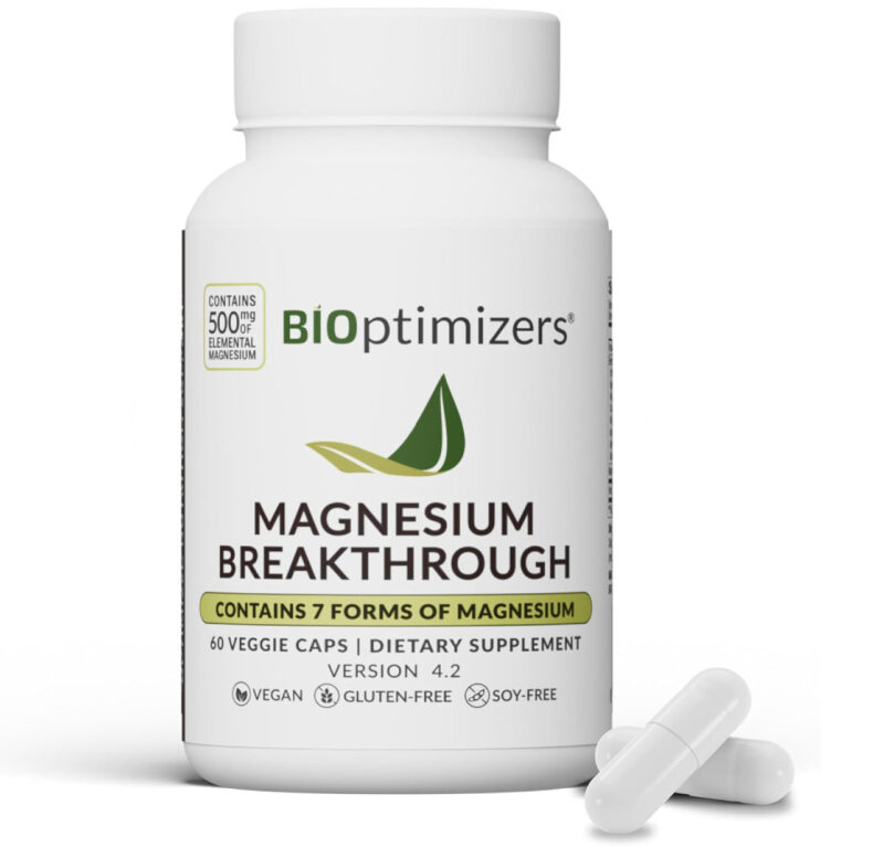 BIOptimizers Magnesium Breakthrough: 7 Forms of Magnesium for Optimal Health