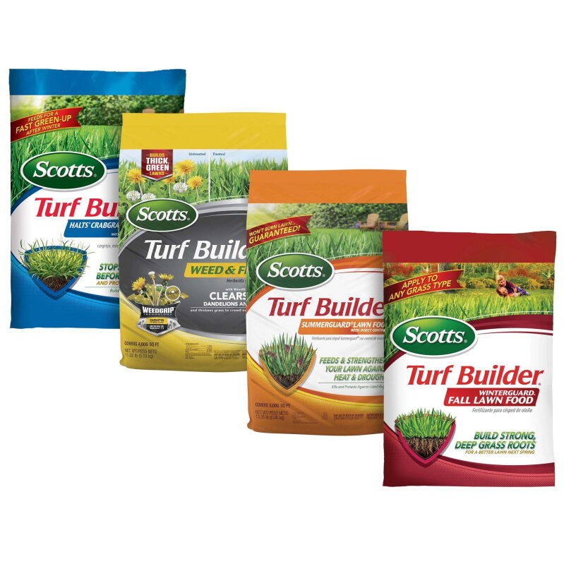 Scotts Turf Builder Bundle 4-Bag: Premium Lawn Care Solution