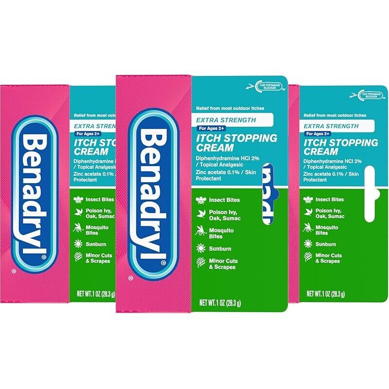 Benadryl Extra Strength Anti-Itch Cream 3pk