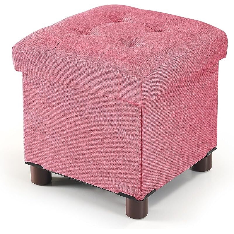 BRIAN & DANY Small Ottoman with Storage - Stylish and Functional