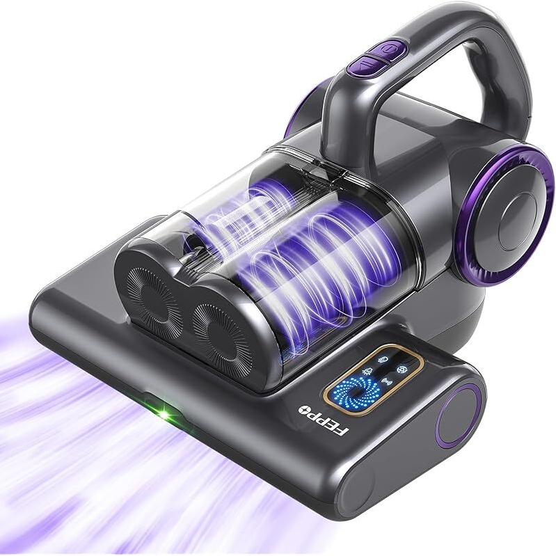 Powerful UV Mattress Vacuum Cleaner - FEPPO 16Kpa Bed Vacuum Cleaner
