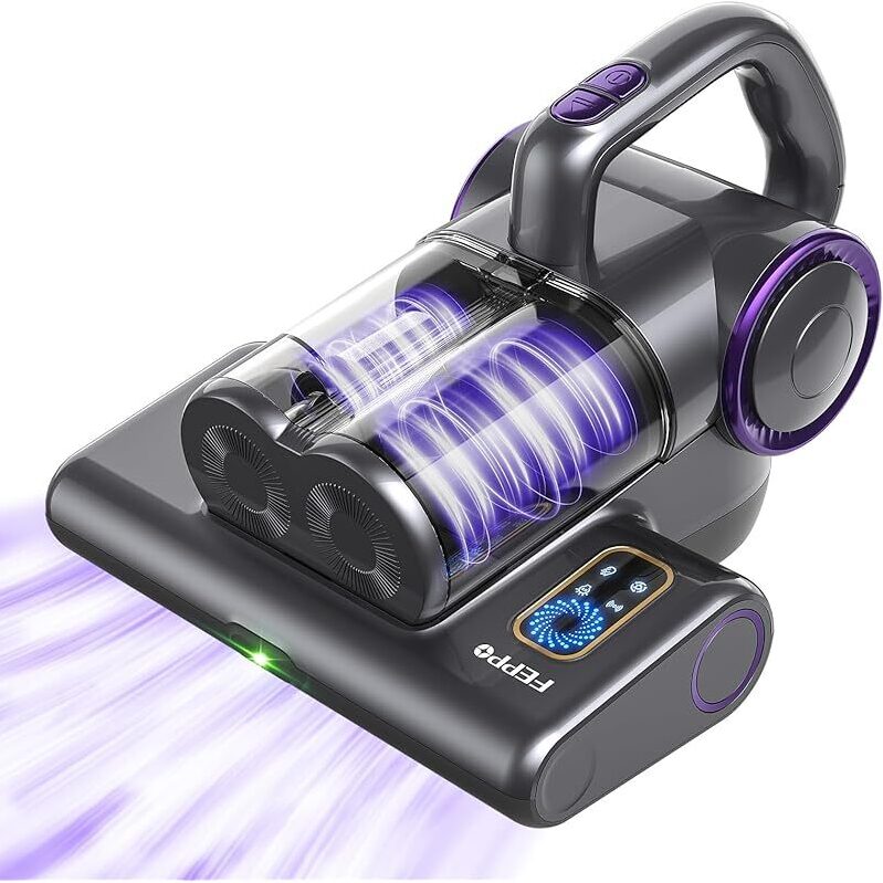 Powerful UV Mattress Vacuum Cleaner - FEPPO 16Kpa Bed Vacuum Cleaner