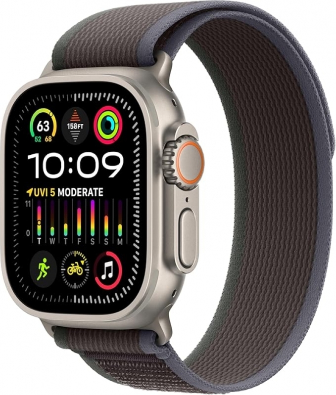 Apple Watch Ultra 2 GPS + Cellular 49mm: Rugged Titanium Smartwatch with Extra-Long Battery Life