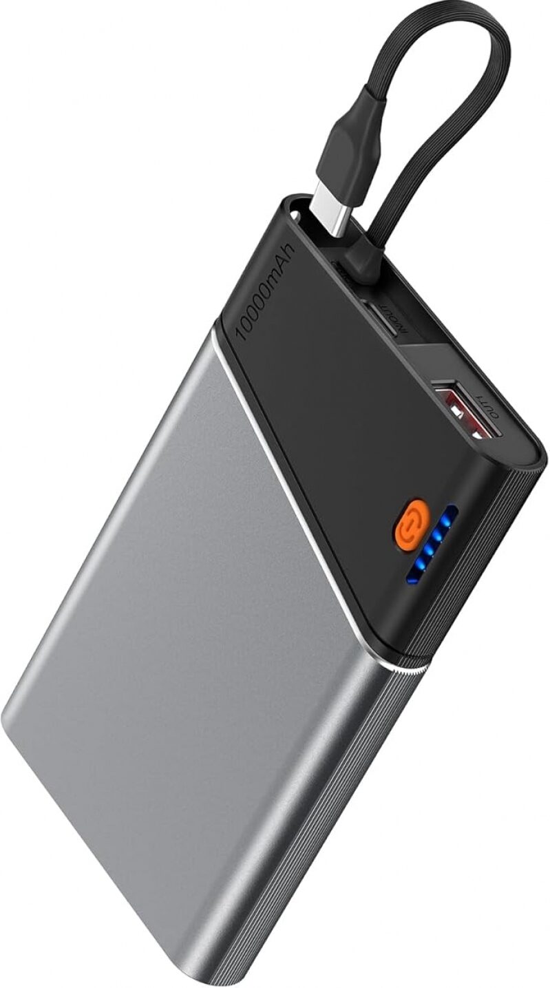 Aaoyun 10000mAh Power Bank with 22.5W PD Fast Charging - Slim & Durable