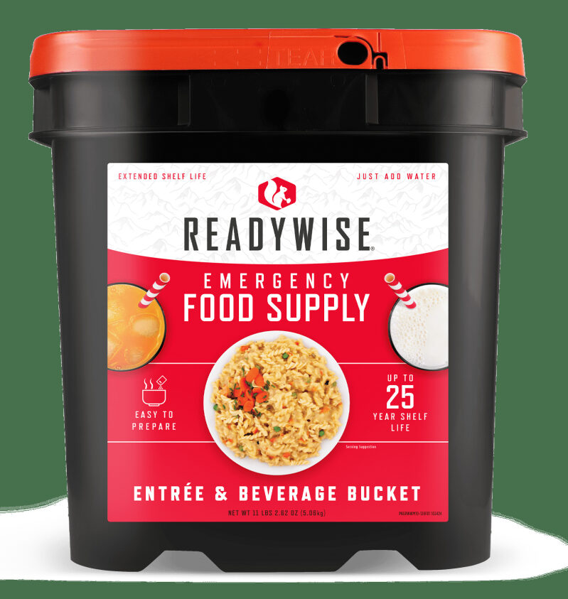 ReadyWise Emergency Food Supply: 120 Serving Entree and Beverage