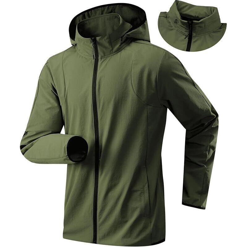 Simbora Men's Water Resistant Zip-Up Softshell Running Jacket