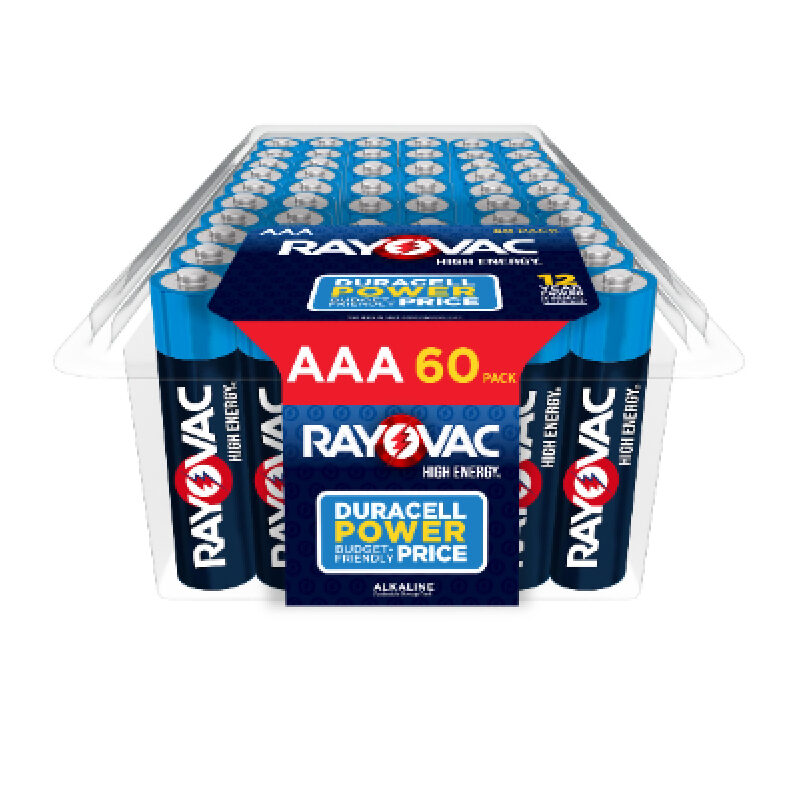 AAA Alkaline Batteries 60-Pack - Reliable Power for Everyday Use