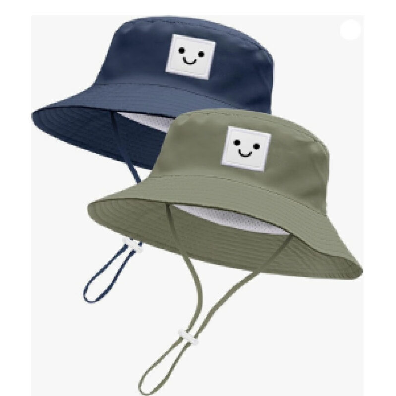 fhjax Kids Sun Protection Hat Set - 2-Piece Bundle
