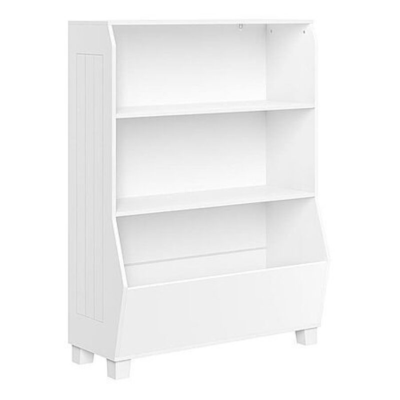 Kids Bookshelf with Storage Bins: Ideal for Organizing Toys & Books