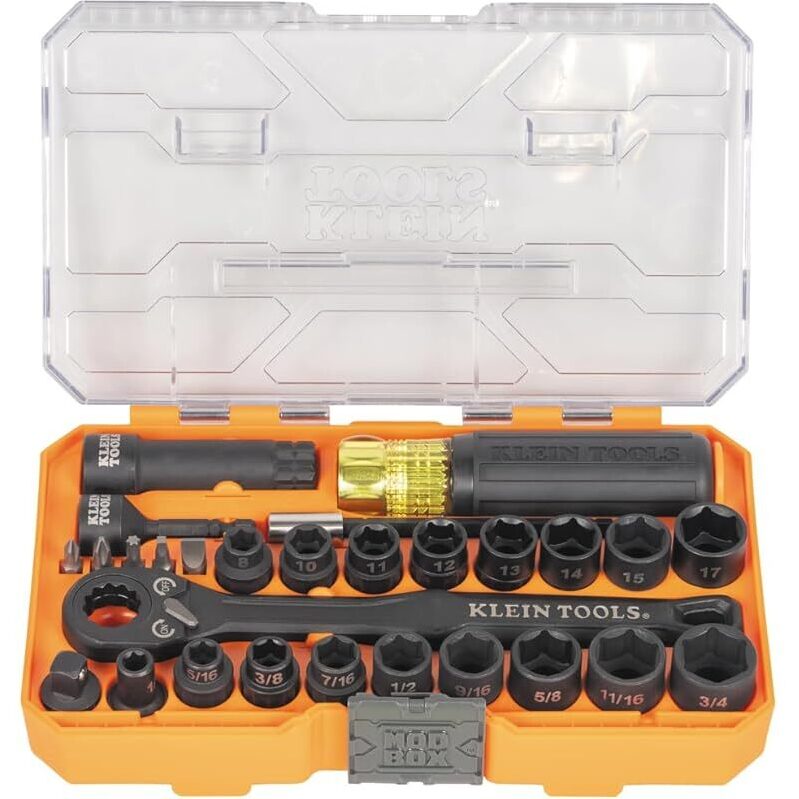 Klein Tools 65400KNECT KNECT Essential Impact Socket Set 28pc