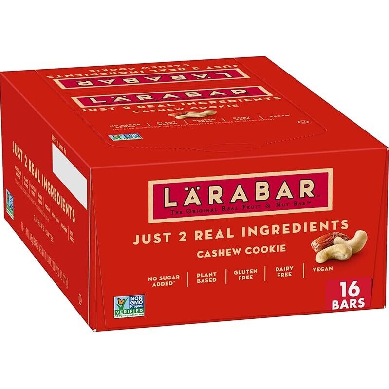 Larabar Cashew Cookie Fruit and Nut Bars - Healthy Snacking