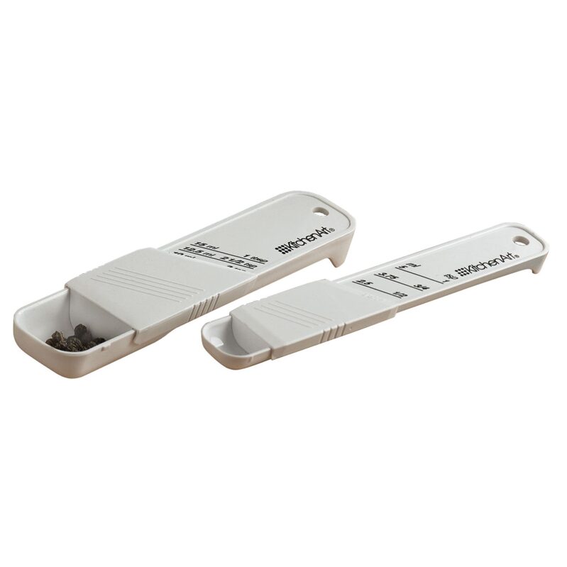 KitchenArt Adjust-A-Teaspoon and Adjust-A-Tablespoon Set - Precision Measuring Tools