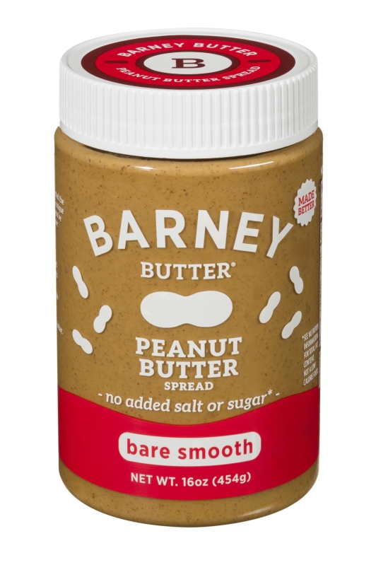 Barney Butter Peanut Butter Bare Smooth 16oz Jar