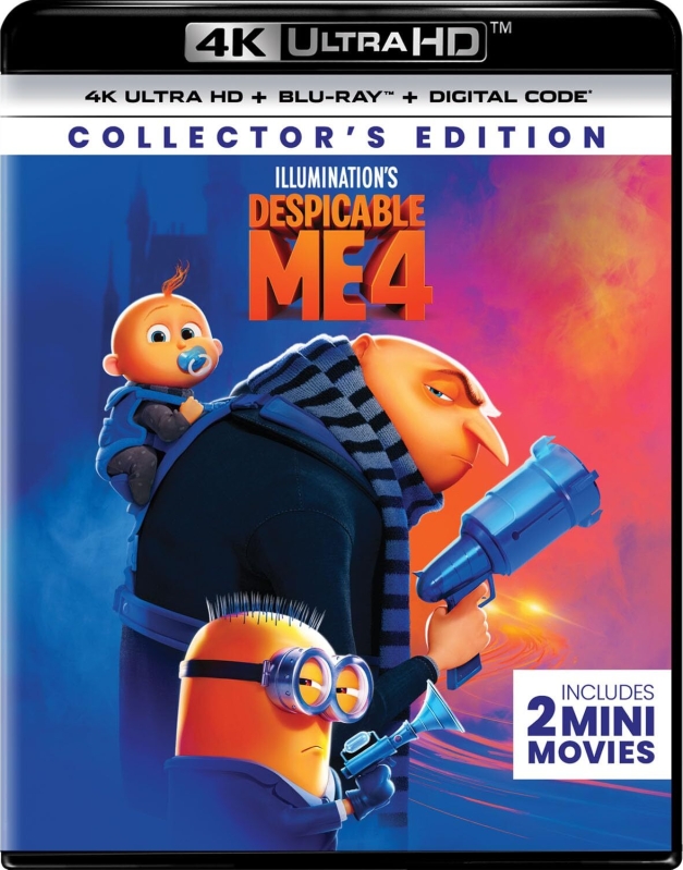 Despicable Me 4 Collector's Edition 4K UHD + Blu-ray + Digital - Exclusive Minions Mini-Movies