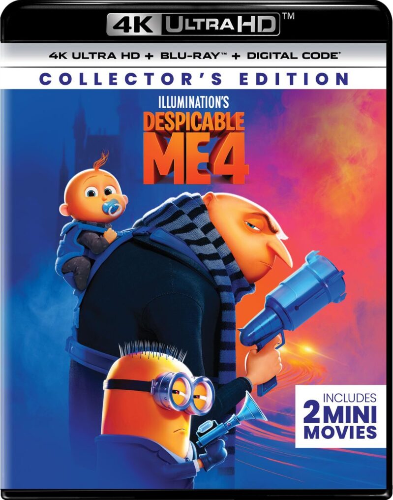 Despicable Me 4 Collector's Edition 4K UHD + Blu-ray + Digital - Exclusive Minions Mini-Movies
