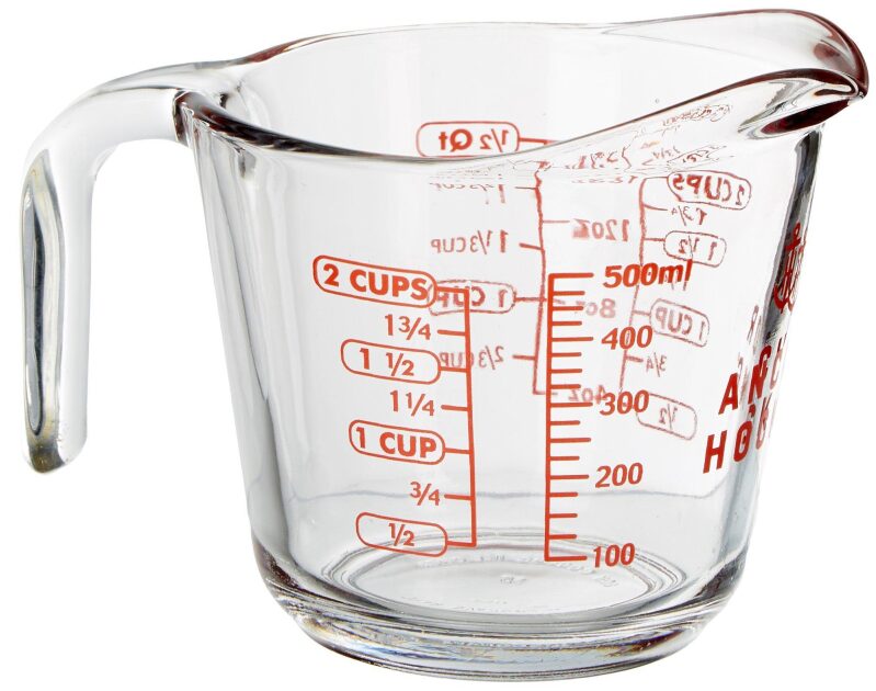 Anchor Hocking Glass Measuring Cup, 2 Cup (16oz) - Precision and Durability