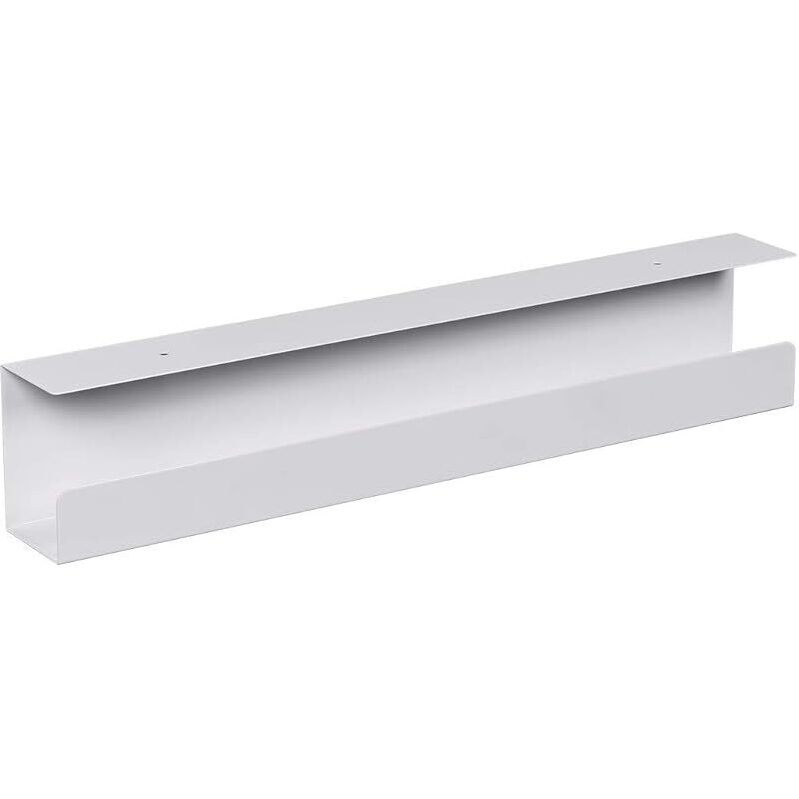 Monoprice Under Desk Cable Tray - Sleek Cable Management for Home & Office