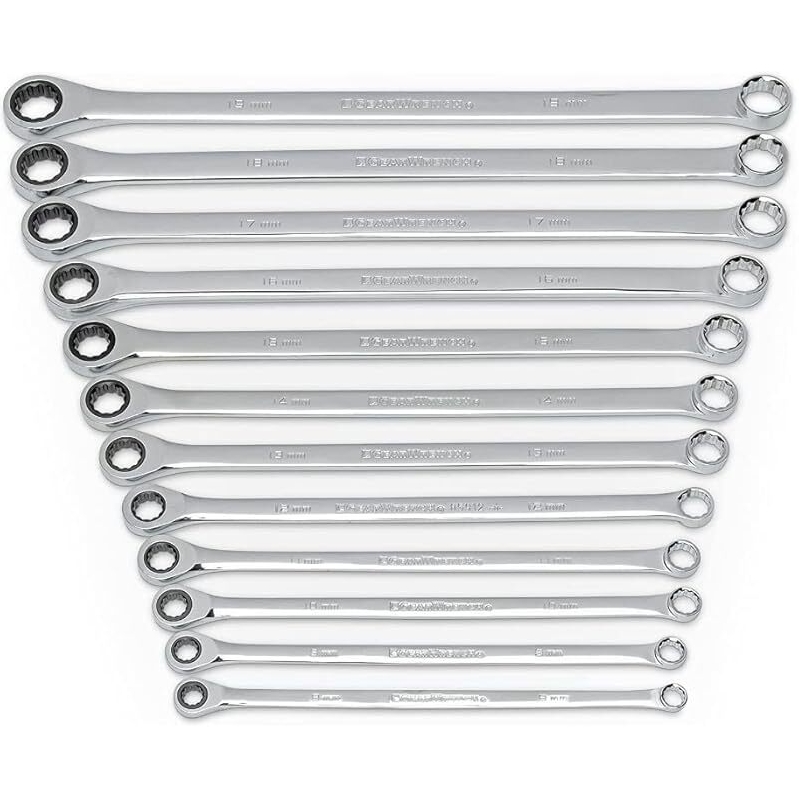 GEARWRENCH 12 Pc. Gearbox XL Ratcheting Wrench Set - Premium Quality Tools