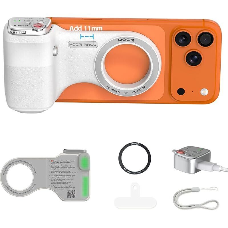 Comitok Moca Arco iPhone 17 Series Phone Camera Grip