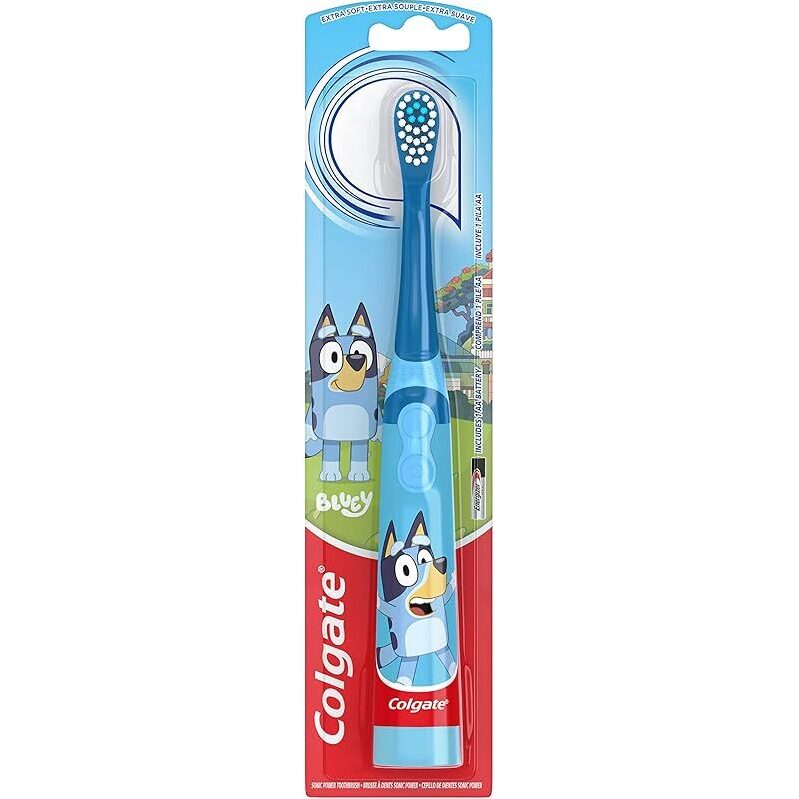 Vibrating Toothbrush for Kids - Colgate Kids Bluey
