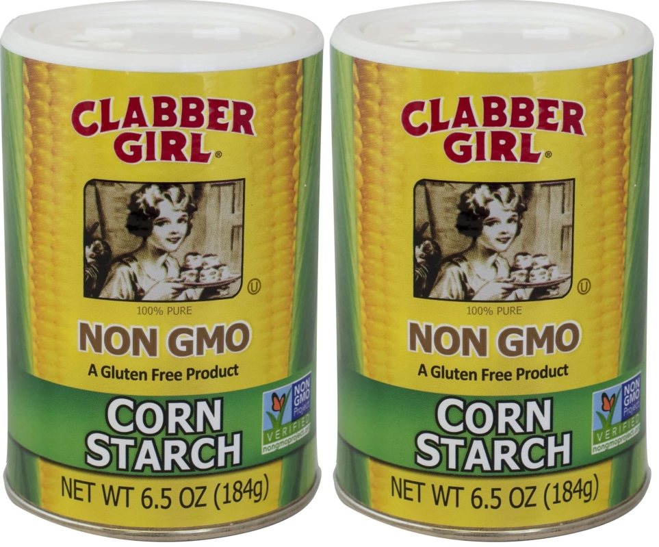 2-Pack Clabber Girl Non-GMO Corn Starch, Gluten Free 6.5oz