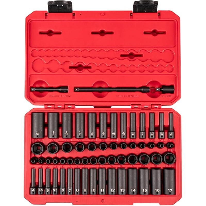 High-Quality TEKTON 1/4 Inch Drive Socket Set - 61-Piece Collection