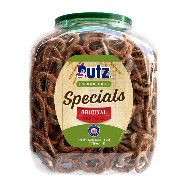Utz Sourdough Specials Pretzels - Original 63oz Barrel