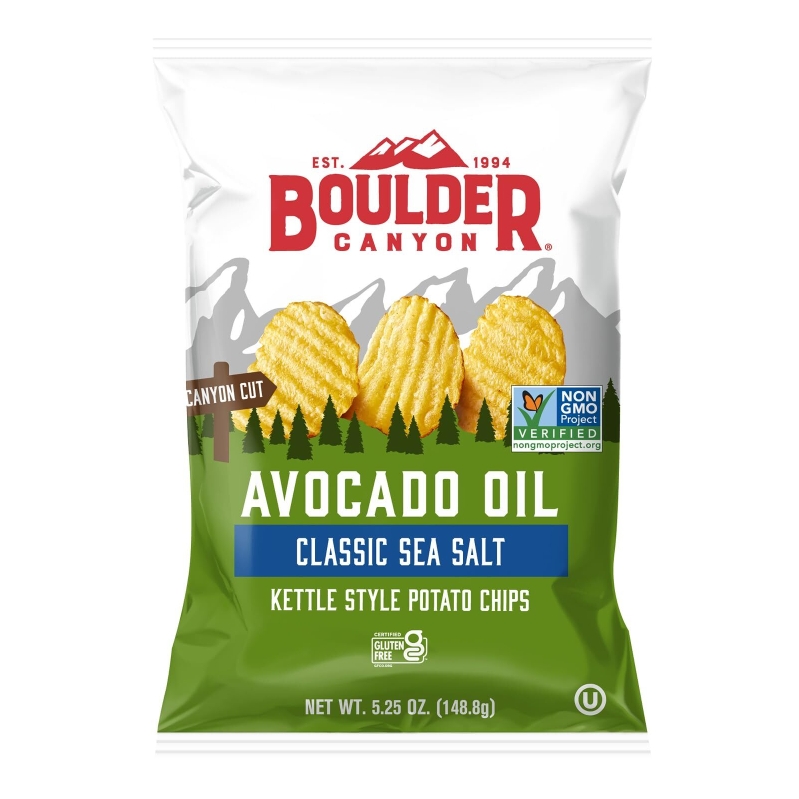 Boulder Canyon Avocado Oil Kettle Style Potato Chips - Sea Salt