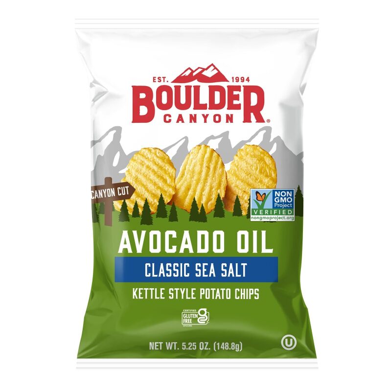 Boulder Canyon Avocado Oil Kettle Style Potato Chips - Sea Salt