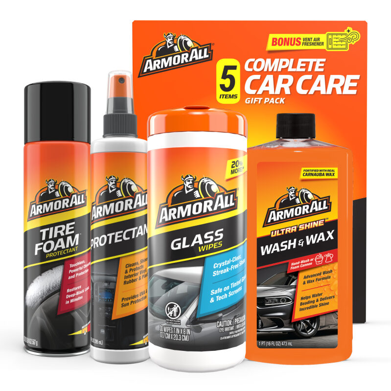 Armor All Complete Car Cleaning Care Kit 5-Piece Set