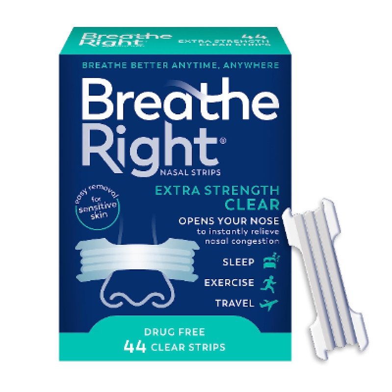 Extra Strength Nasal Strips for Clear Breathing - 44 Count