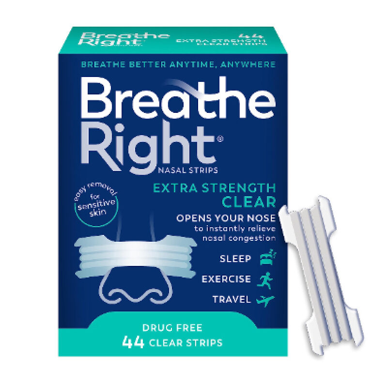 Extra Strength Nasal Strips for Clear Breathing - 44 Count