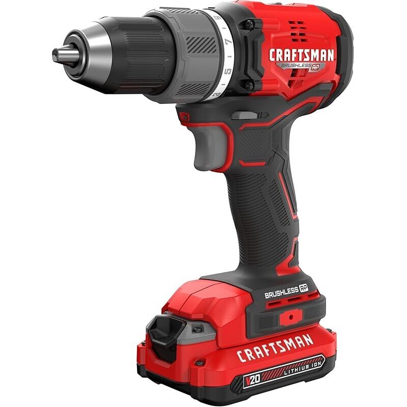 Craftsman V20 1/2 Inch Cordless Drill/Driver Kit: Power and Precision