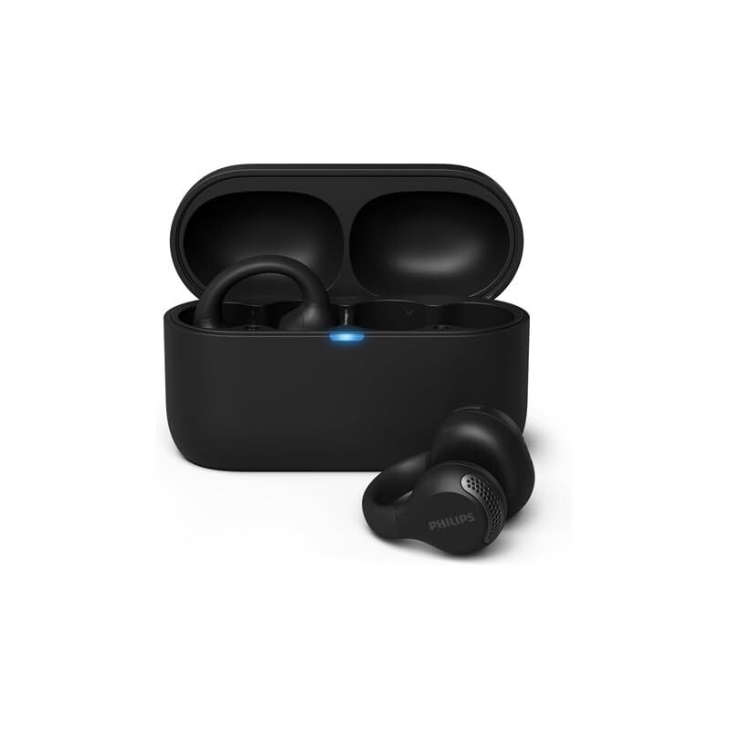 Philips TAQ2000 Ear-Cuff Style True Wireless Bluetooth Earbuds - Up to 28 Hours Playtime