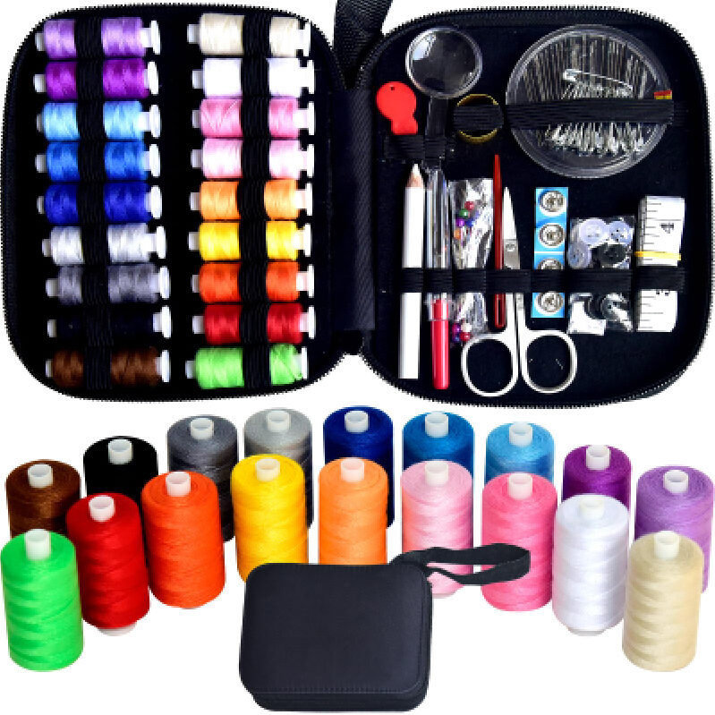 Comprehensive Sewing Kit with Storage Box - Ideal for Beginners and Professionals