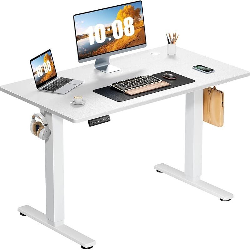 Sweetcrispy Electric Adjustable Height Standing Desk - 40x24-in