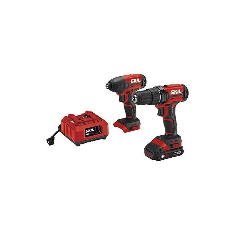 SKIL PWR CORE 20 2-Tool Combo Kit - Versatile DIY Power Tools